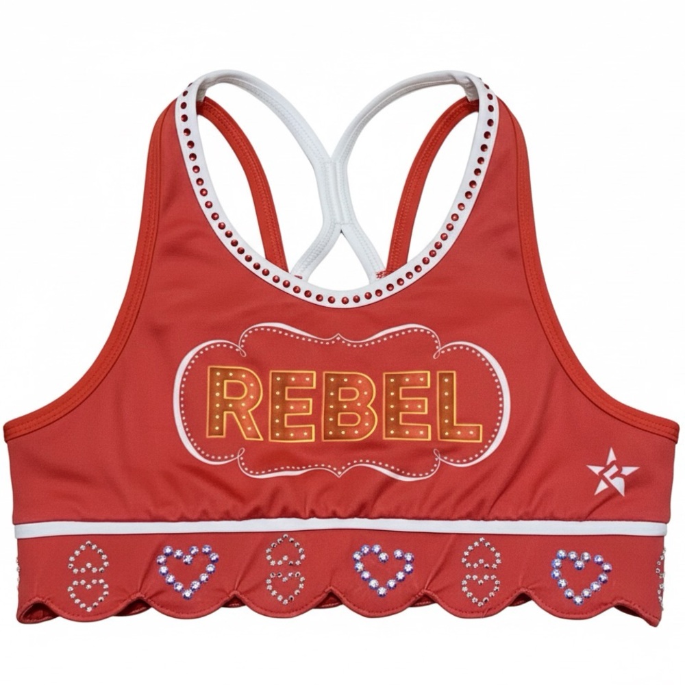ALL-STAR REBEL ATHLETICS CIRCUS SPORTS BRA
SZ YXL
EUC